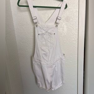 Old Navy Maternity White Overalls